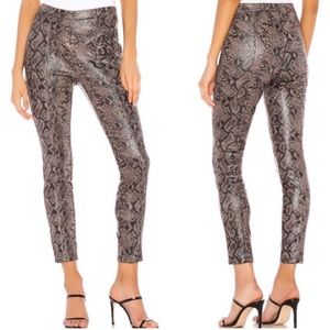 Free People Blank NYC Faux Leather Snakeskin Pull-On in Boomslang Legging Sz 26